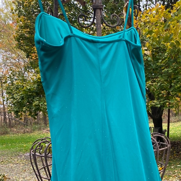 TURQUOISE PARTY DRESS - Picture 5 of 5